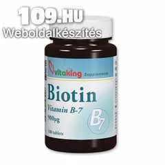 Vitaking tabletta Biotin (B7-vitamin)