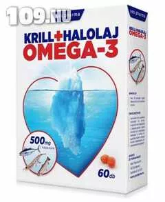 Yespharma Krill + Halolaj OMEGA-3 kapszula