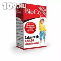 Bioco rágótabletta calcium kid+K2+D3