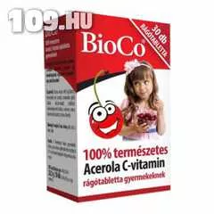 Bioco rágótabletta acerola c-vitamin gyerekeknek